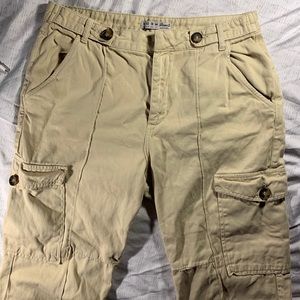 Cargo crop pants